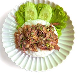 ข้าวหน้าไก่แซ่บ