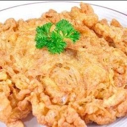 ไข่เจียวหมูสับ 3 ฟอง [หมูสับ,ไก่สับ]