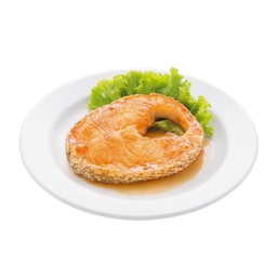 ปลาหิมะทอดราดน้ำปลา (R ขนาด 351 - 400 กรัม )