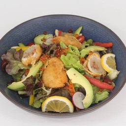 Hotate Katsu Salad