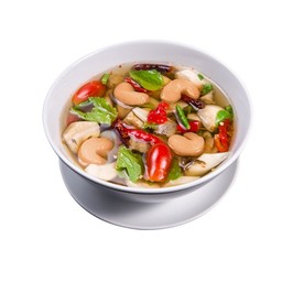 ต้มยำเห็ดมังสวิรัติ