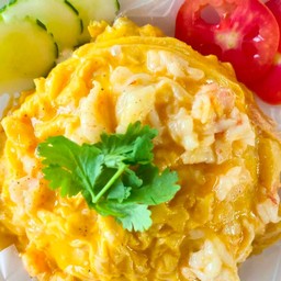 ข้าวไข่ข้นกุ้ง