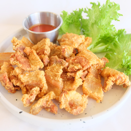 หมูสามชั้นทอดน้ำปลา