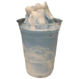 มะพร้าวปั่นนมสด+อัญชัน