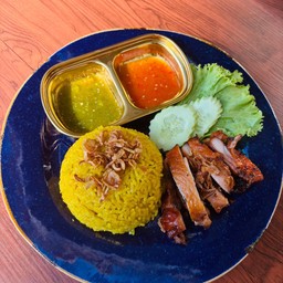 ข้าวหมกไก่ย่าง