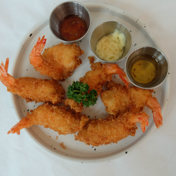 กุ้งชุบแป้งทอด Fried Prawn
