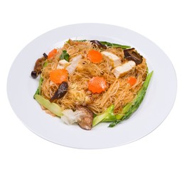 เส้นหมี่ผัดซีอิ๊วมังสวิรัติ