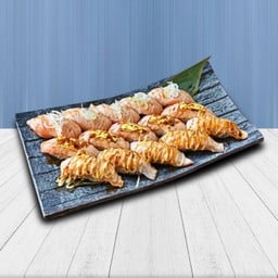 Aburi Salmon Trio Platter (15Pcs)