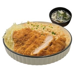 ข้าวผัดกระเทียมคัตสึ