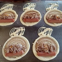 โตเกียวไส้เค็มไข่ไส้กรอกแดงหมูสับเซ็ท5ชิ้น