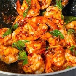 ผัดพริกเผากุ้ง