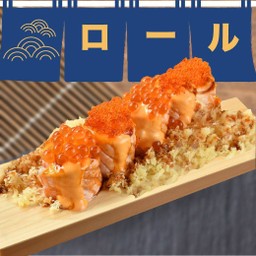 Salmon Volcano Roll