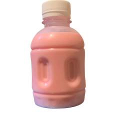 นมชมพูแบบขวด
