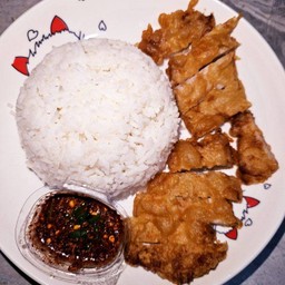 ข้าวหมูทอด