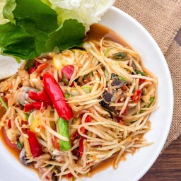 ส้มตำปูปลาร้า