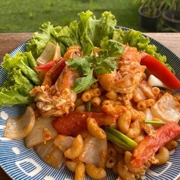 มักกะโรนีกุ้ง