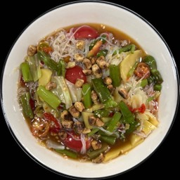 ตำขนมจีนบีบสดปูปลาร้า