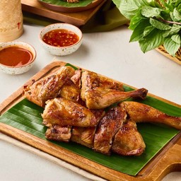 ไก่ย่างครึ่งตัว