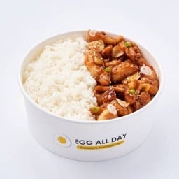 ข้าวหน้าโชยุการ์ลิค Shoyu Garlic with Rice ( Egg All Day)