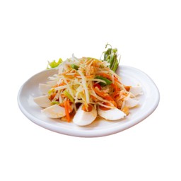 ตำไทยไข่เค็ม (ส้มตำ ไทย)