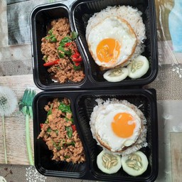 ข้าวกระเพราหมูสับ