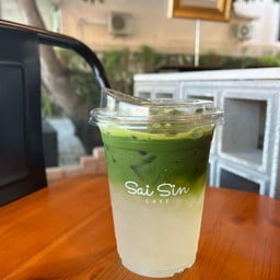 มัทฉะ+น้ำช่อดอกมะพร้าว(หวานจากธรรมชาติ)