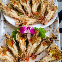 กุ้งเผา ผ่า 1 กิโลกรัม (18 ตัวโล)