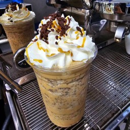 กาแฟคาราเมลเบลเยี่ยมช็อกปั่น Belgian Chocolate Caramel Cooffee Frappe