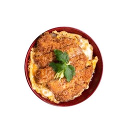 ข้าวหน้าคัทซึด้ง Katsu and Egg Rice ( Egg All Day)