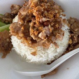 ข้าวทอดกระเทียม