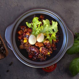 Seafood Jajangmyeom(Korean black bean noodle)