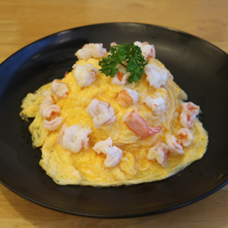 ข้าวไข่ข้น Creamy Omelet with Rice