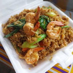 ข้าวผัดโบราณ [ใส่ซีอิ๊วดำ]