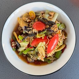 ตำมาม่าปูปลาร้า