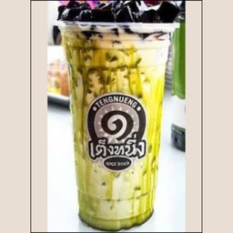 เฉาก๊วยนมสด ชาเขียว (ปั่น)