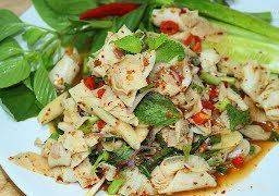 ลาบสไบนาง(ผ้าขี้ริ้ววัว)