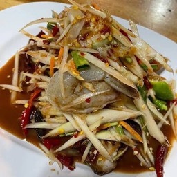 ตำกุ้งสด