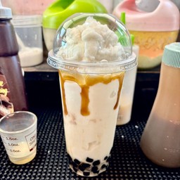 นมสดคาราเมลปั่น