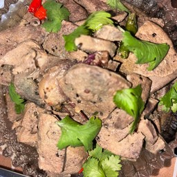 ตับทอดพริก+ข้าวเหนียว