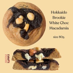 Hokkaido Brookie White Choc Macadamia