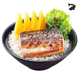 ข้าวหน้าปลาซาบะย่างซอสเทอริยากิ