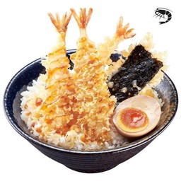 ข้าวหน้ากุ้งเทมปุระ