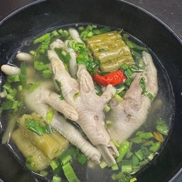 ต้มแซ่บขาไก่ (พริกสด)