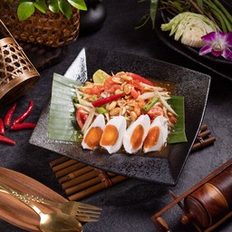 ตำไทยไข่เค็ม