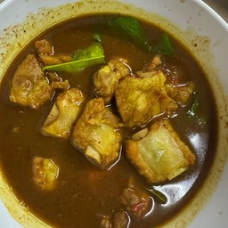 แกงคั่วซี่โครงหมู(กับข้าว)