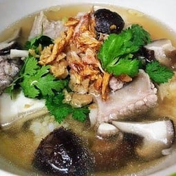 ข้าวต้มหมูสับเห็ดหอม