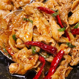 กับข้าว ( หมูสไลด์ ) เฉสวน