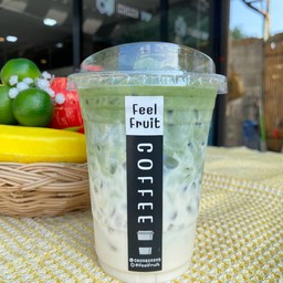 มัจฉะ ลาเต้ ( เราใช้มัทฉะเกรดพิธี )