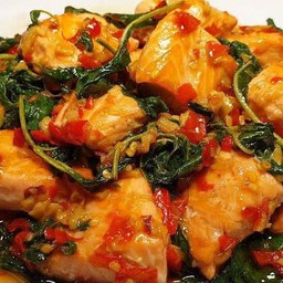 กระเพราแซลม่อน