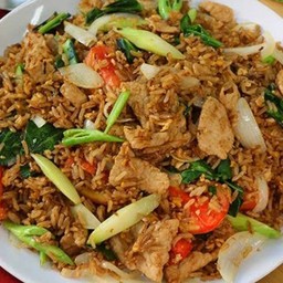 ข้าวผัดไข่โบราณ(ข้าวผัดซีอิ้ว)